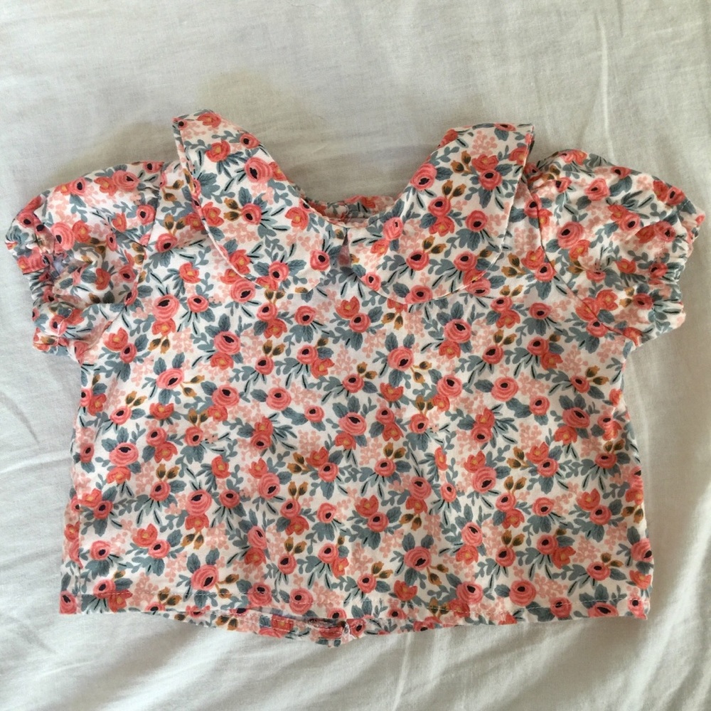 Rifle Paper Co fabric Peter Pan top blouse BOGO